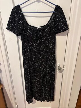 Gap Polka Dot Slit Dress